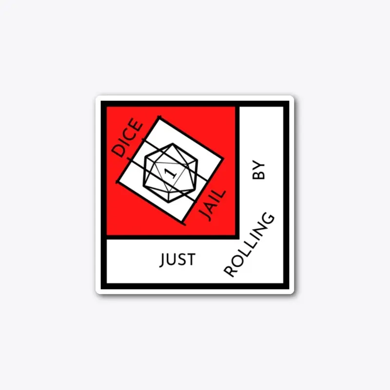 Dice Jail Sticker